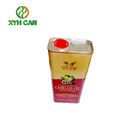 Olive Oil Tin Can of 2.5l Empty Square Shape Food Grade Tin Box Packaging
