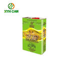 Rectangular Tin Containers Professional Cooking Oil Packaging Metal Box