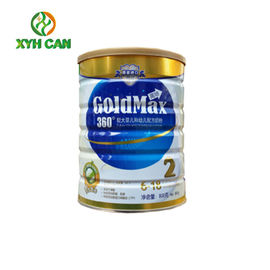 Milk Powder Tin Can FDA SGS ISO Standard Round Tinplate Cans For Milk Powder Packaging